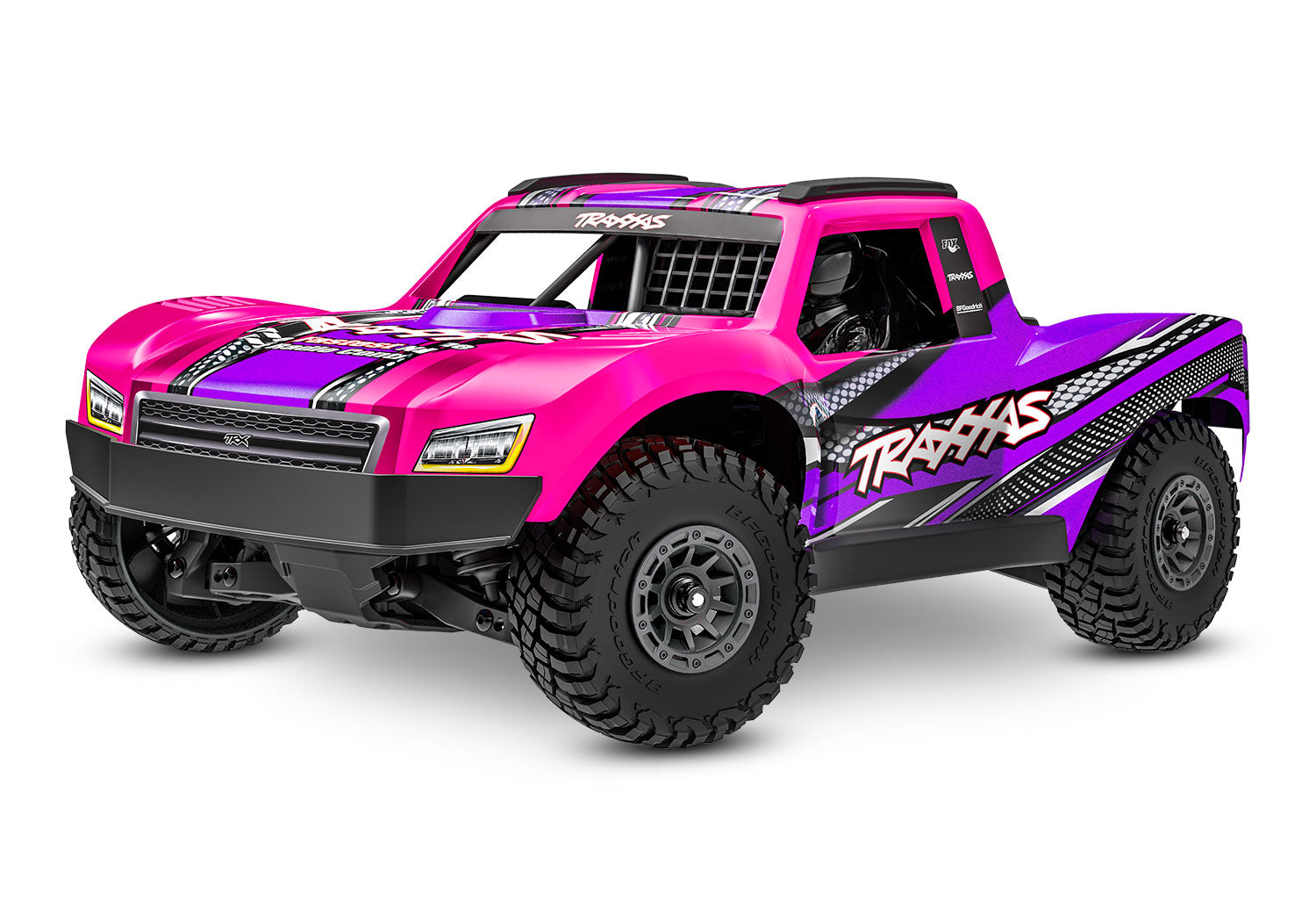 Traxxas Mini Slash® Brushless 1/16 4WD RTR Short Course Truck w/TQ™ 2.4Ghz Radio, Battery - - Traxxas