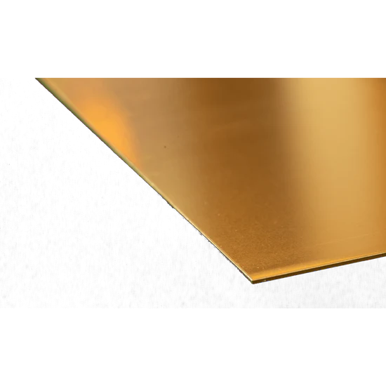 K&S Brass Sheet: 0.032" Thick x 6" Wide x 12" Long (1 Piece) - Metal - K&S Precision Metals