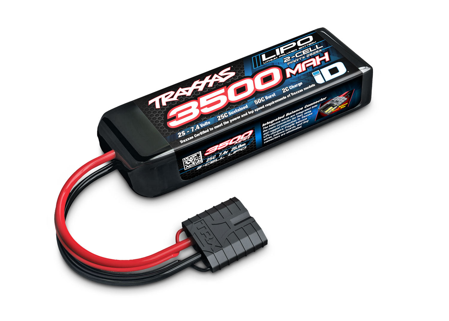 Traxxas 2S LIPO 3500MAH 7.4V 25C - - Traxxas