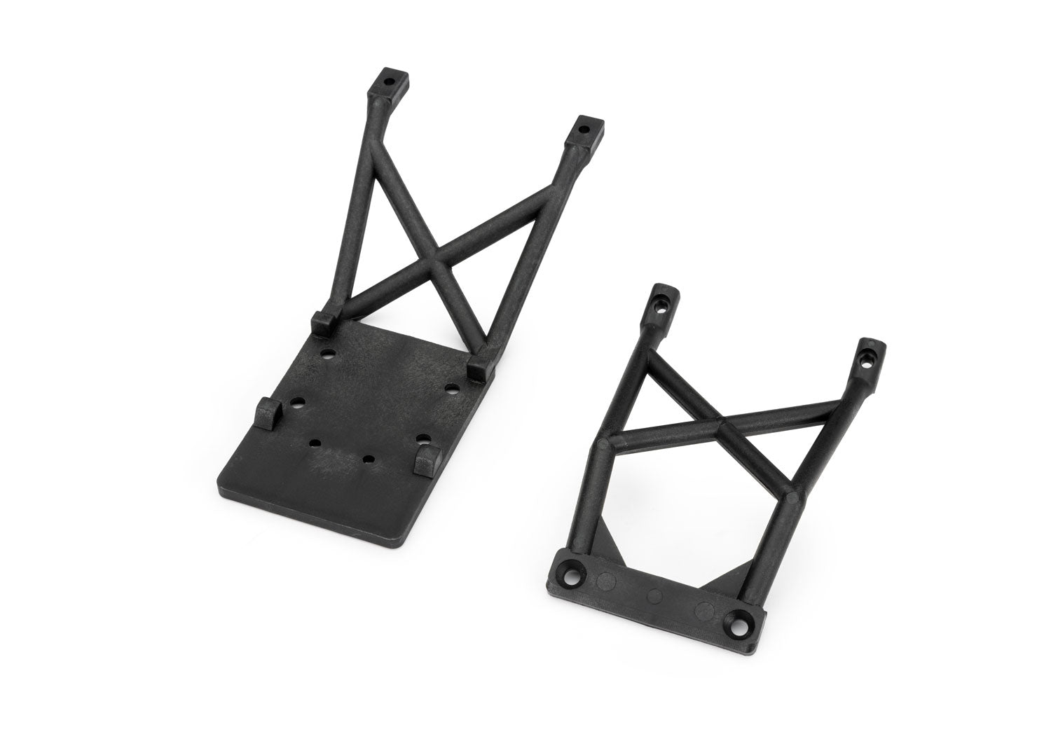 Traxxas SKID PLATES F&R BLACK - stpatty - Traxxas