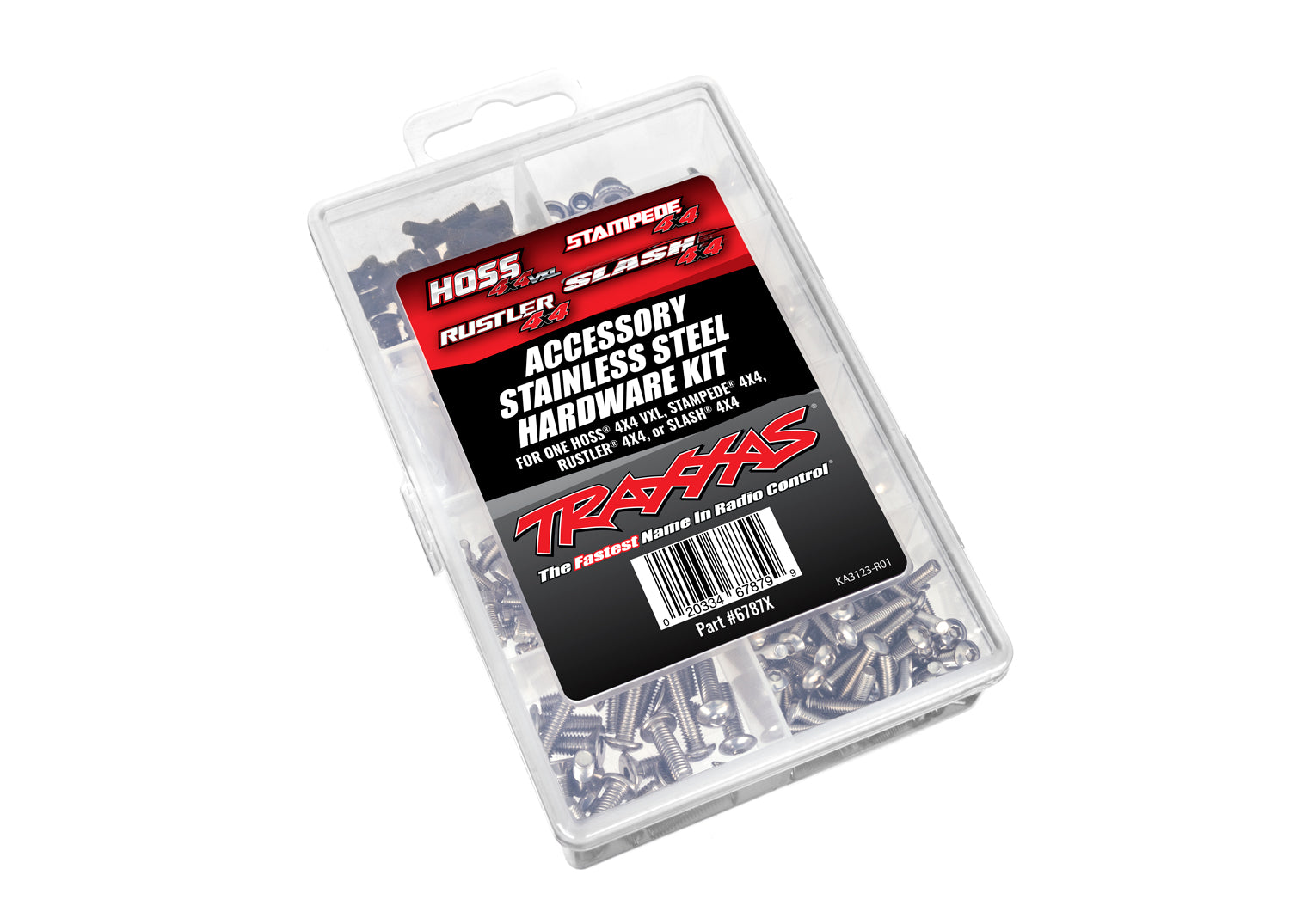 Traxxas HARDWARE KIT STAINLESS 4X4 CMPLT - stpatty - Traxxas