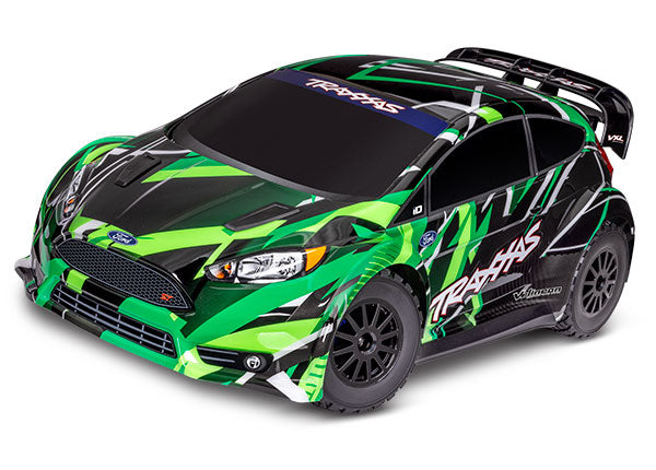 Traxxas Ford® Fiesta® ST Rally VXL: 1/10 Scale Brushless Rally Racer with TQi™ Traxxas Link™ Enabled 2.4GHz Radio System & Traxxas Stability Management (TSM)® - - Traxxas