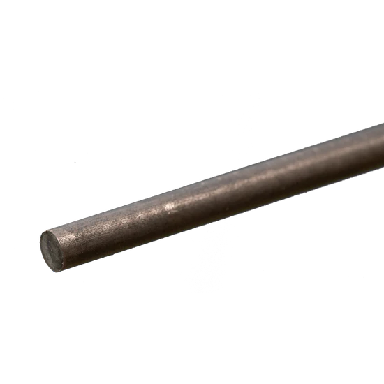 K&S Round Stainless Steel Rod: 3/16" OD x 12" Long (1 Piece) - Metal - K&S Precision Metals