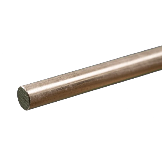 K&S Round Stainless Steel Rod: 5/16" OD x 12" Long (1 Piece) - Metal - K&S Precision Metals