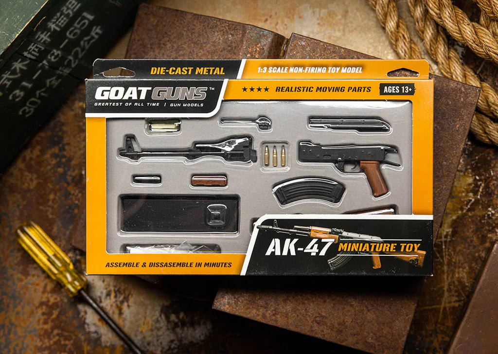 Goat Guns 1:3 Scale AK47 Model - Black - stpatty - goat guns