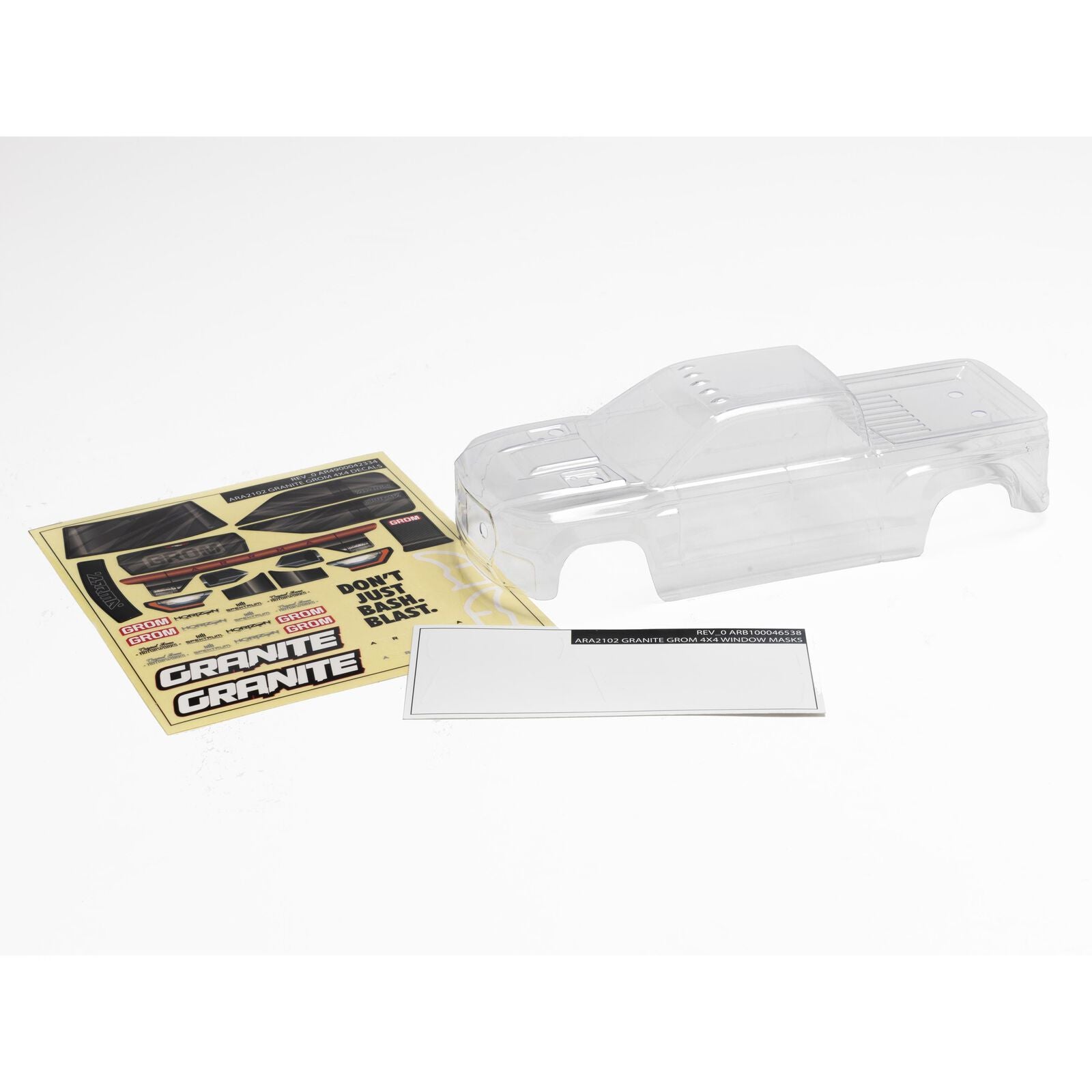 Granite GROM Body (Clear) - - Horizon Hobbies, Inc.