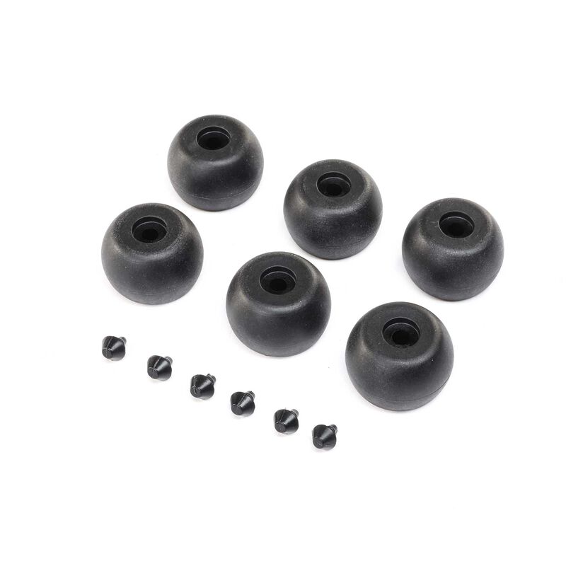 Losi Promoto Lean Bar Wheels & Stops (6) - - Horizon Hobbies, Inc.