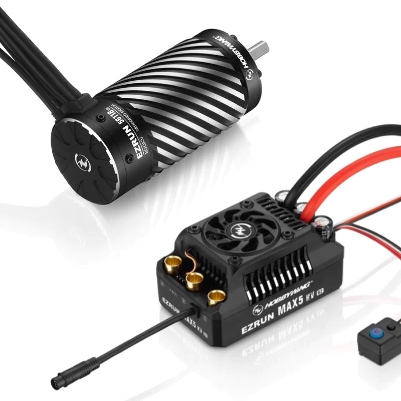 HobbyWing EZRUN MAX5 G2 Combo ESC + Motor (56118SD 800KV G2) - - HobbyWing North America