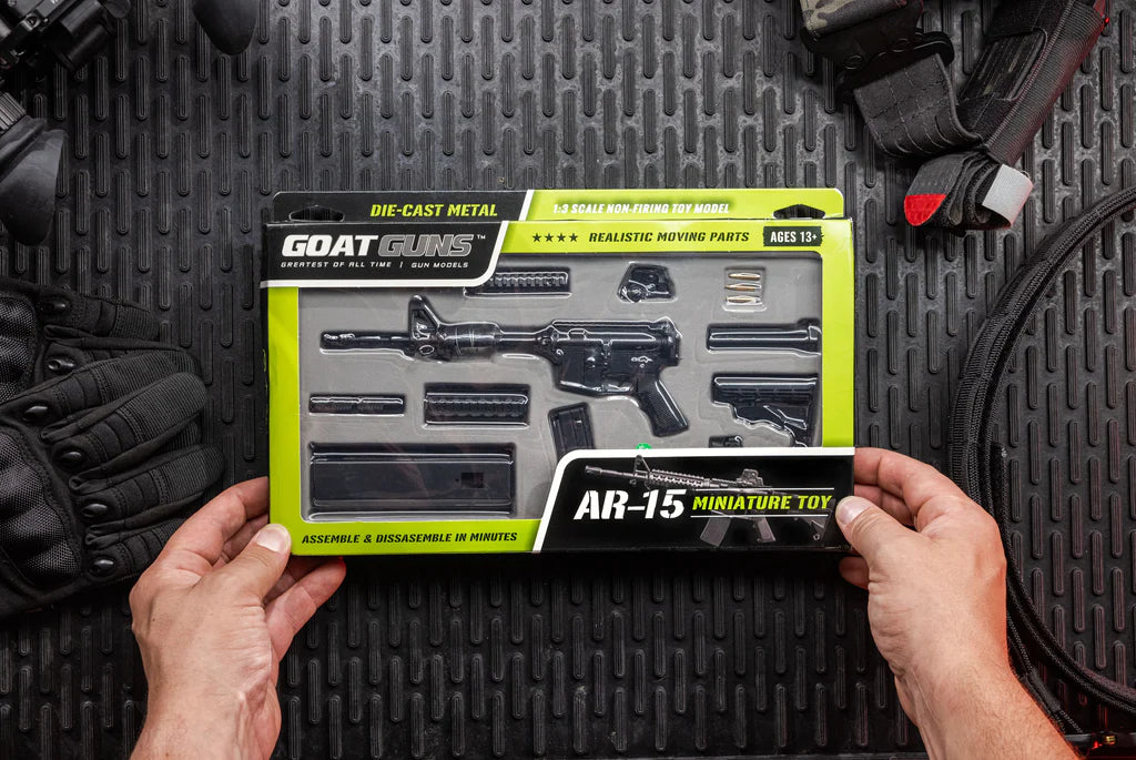 Goat Guns 1:3 Scale AR15 Model - Black - stpatty - goat guns