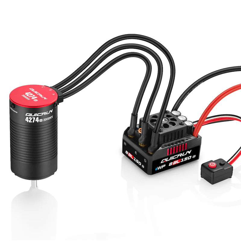 Hobbywing QuicRun 8BL150 G2 Sensorless Brushless ESC/4274SL Motor Combo