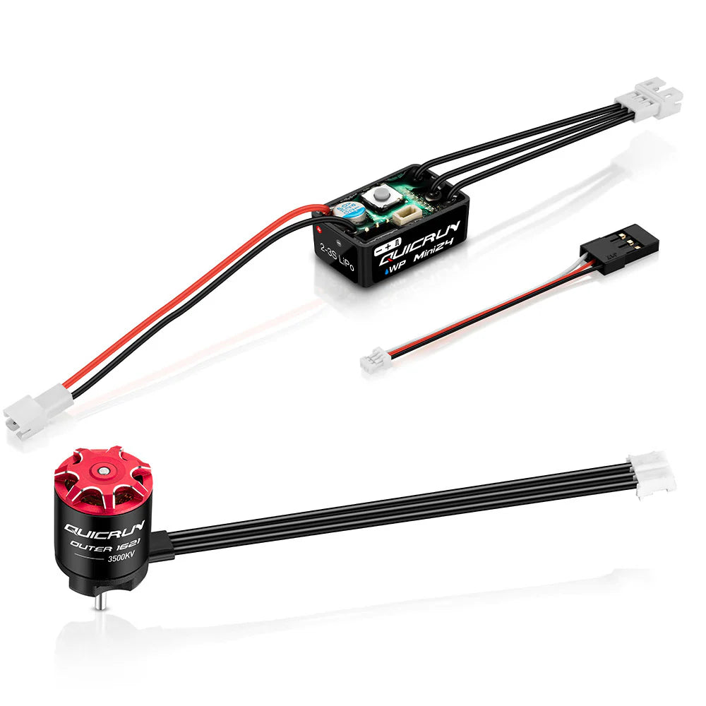 Hobbywing Quicrun Mini24 Waterproof Brushless ESC Combo w/1621SL (3500Kv) - stpatty - HobbyWing North America