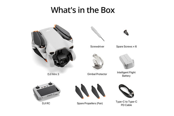 DJI Mini 3 Camera Drone 4K w/ DJI RC Video Controller - stpatty - DJI