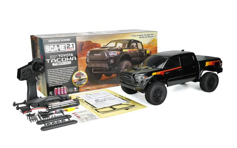 Carisma SCA-1E 1/10 Scale Toyota Tacoma TRD Pro, 2.1 Spec, RTR - - HRP Distributing, Inc.