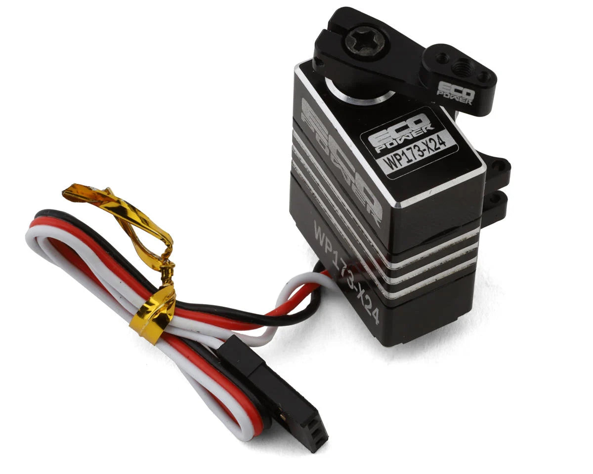 EcoPower WP173-X24 Aluminum Digital Micro Servo Direct Fit For Axial™ SCX24 (HV) (Waterproof) - - AMain Distributing