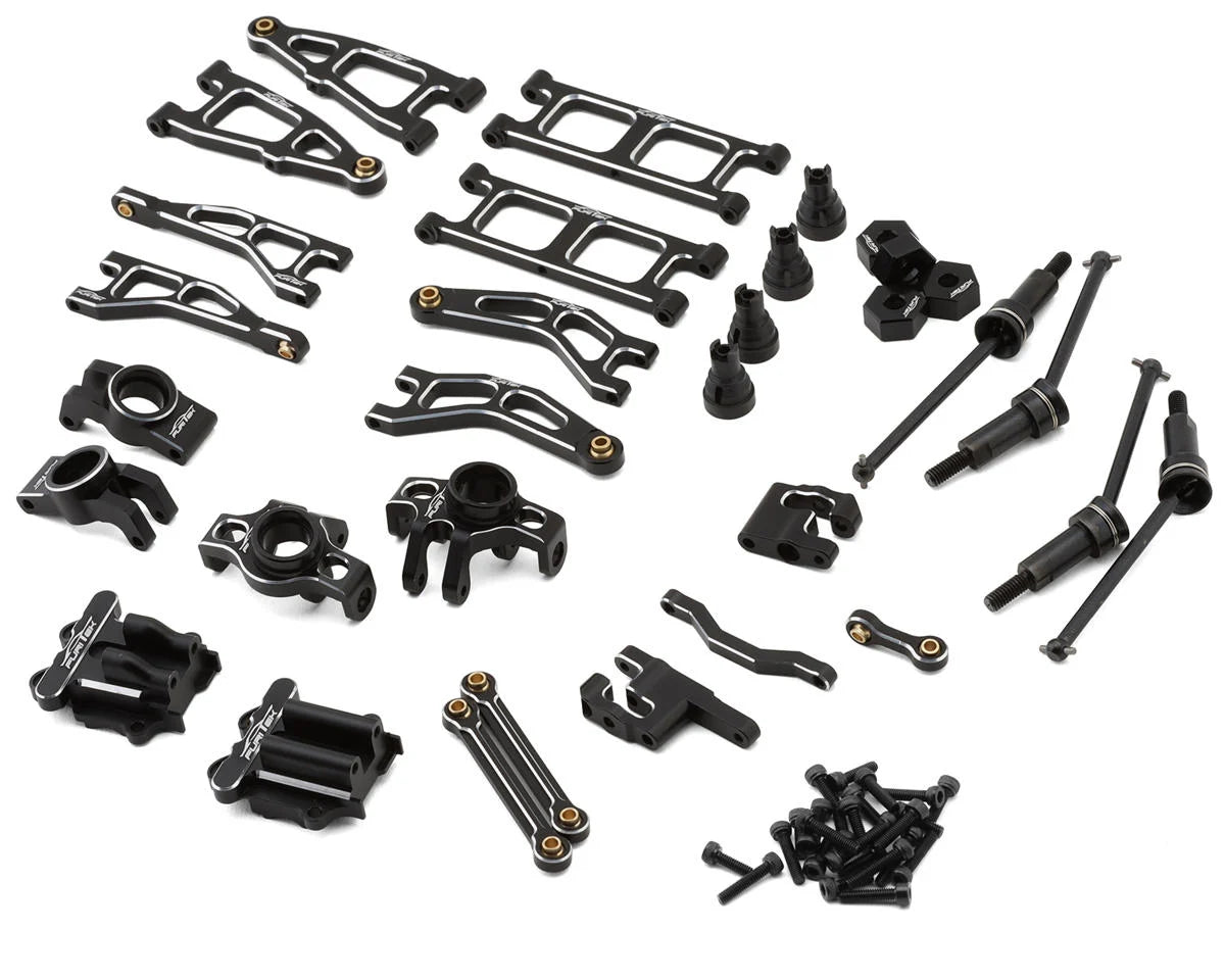 Furitek Arrma™ Granite/Typhon Grom Ultimate Aluminum Upgrade Combo (Black) - stpatty - AMain Distributing