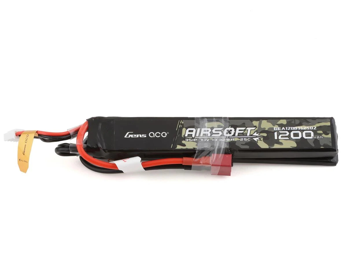 Gens Ace 3S 25C Airsoft Butterfly LiPo Battery (11.1V/1200mAh) w/T-Style Connector