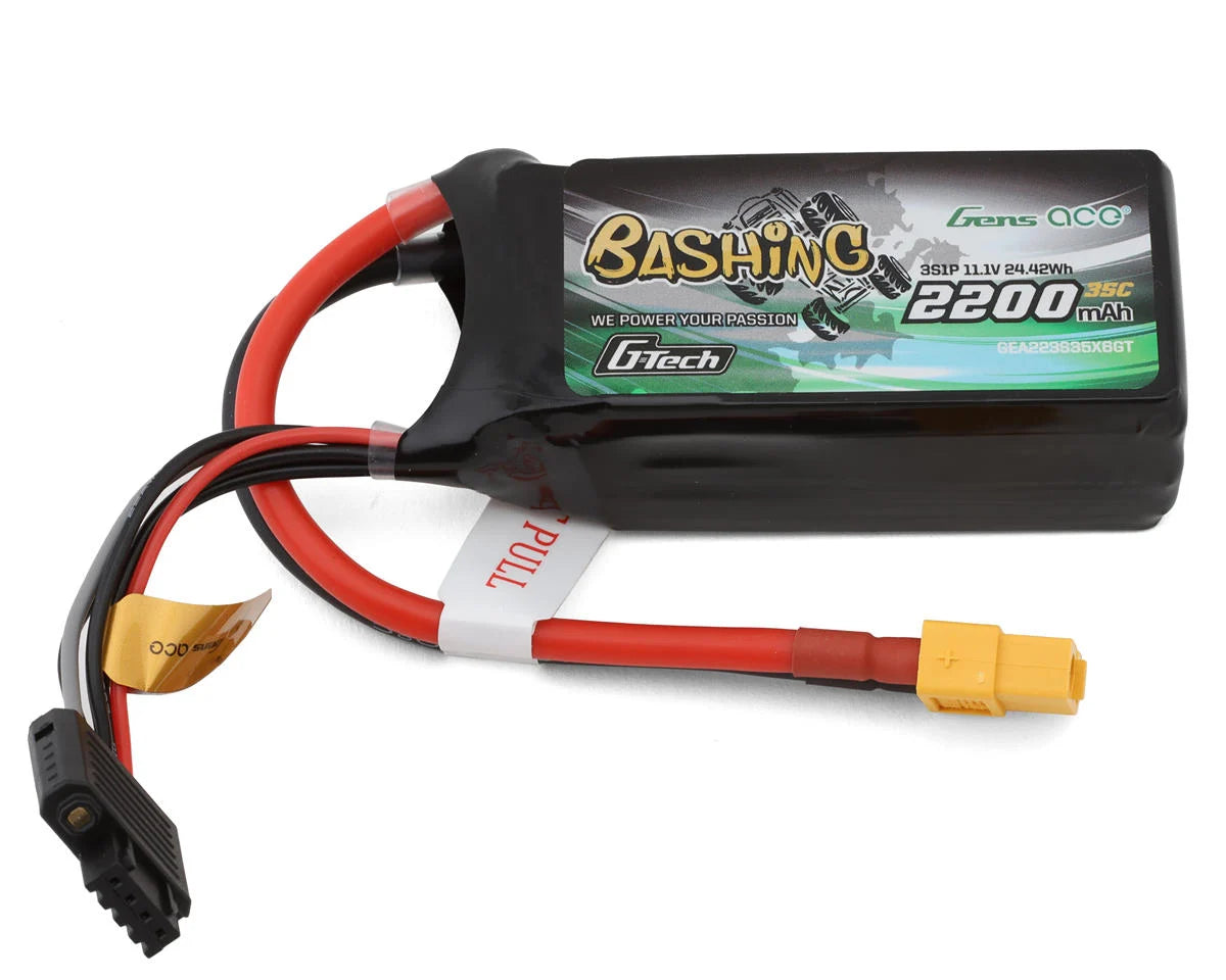 Gens Ace G-Tech Smart 3S Lipo Battery 35C (11.1V/2200mAh) w/XT60 - stpatty - AMain Distributing
