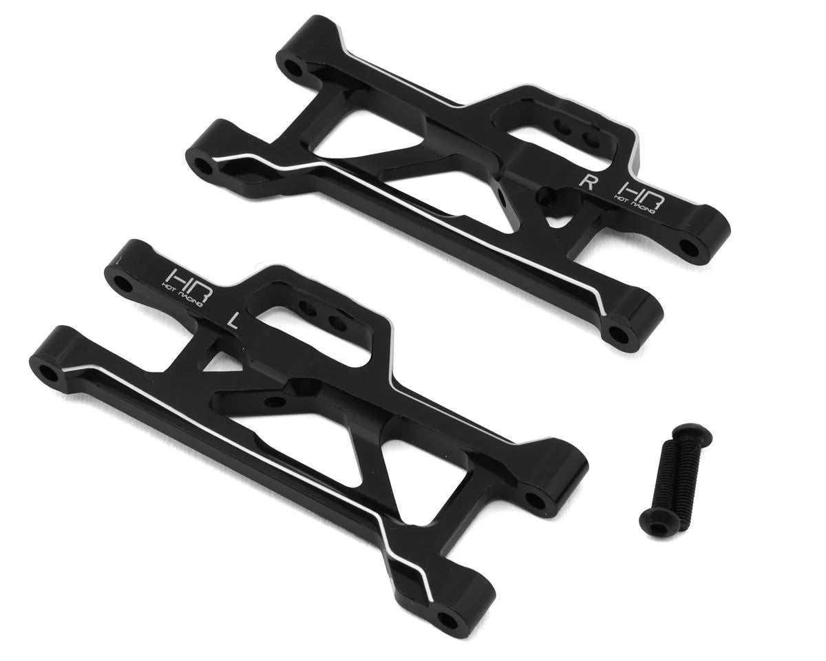 Hot Racing Aluminum Front Lower Arm Set for Traxxas® Mini Maxx® (Black) (2) - - AMain Distributing