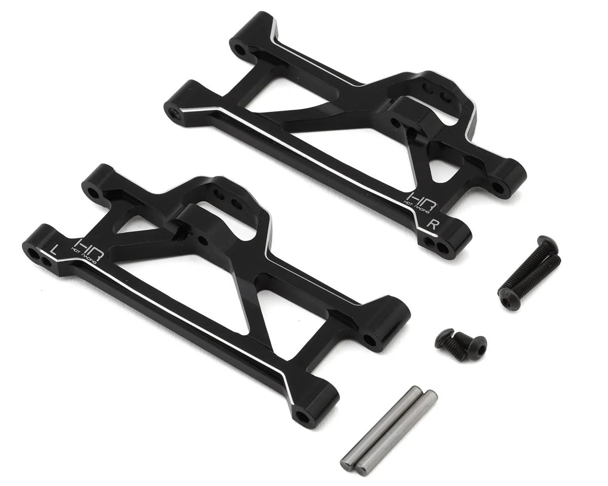 Hot Racing Aluminum Rear Lower Arm Set for Traxxas® Mini Maxx® (Black) (2) - - AMain Distributing