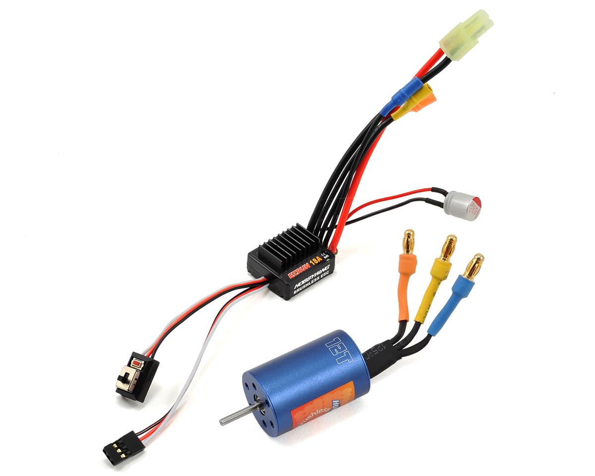 Hobbywing EZRun 18A Sensorless Brushless ESC/Motor Combo (12.0T/7800kV) w/Program Box - - HobbyWing North America