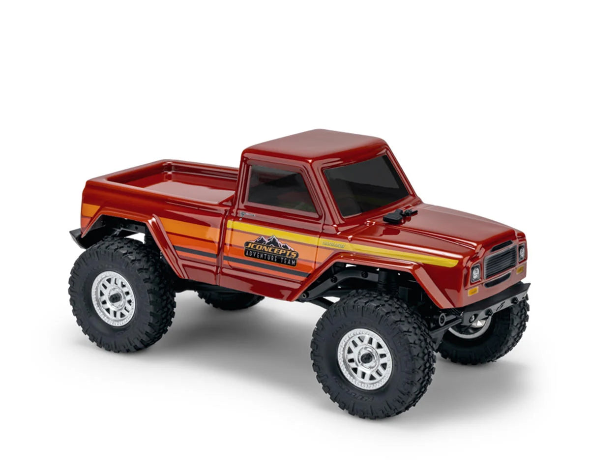 JConcepts SCX24 Warlord "Tucked" Pre-Trimmed Crawler Body (Clear) (5.2") - - AMain Distributing