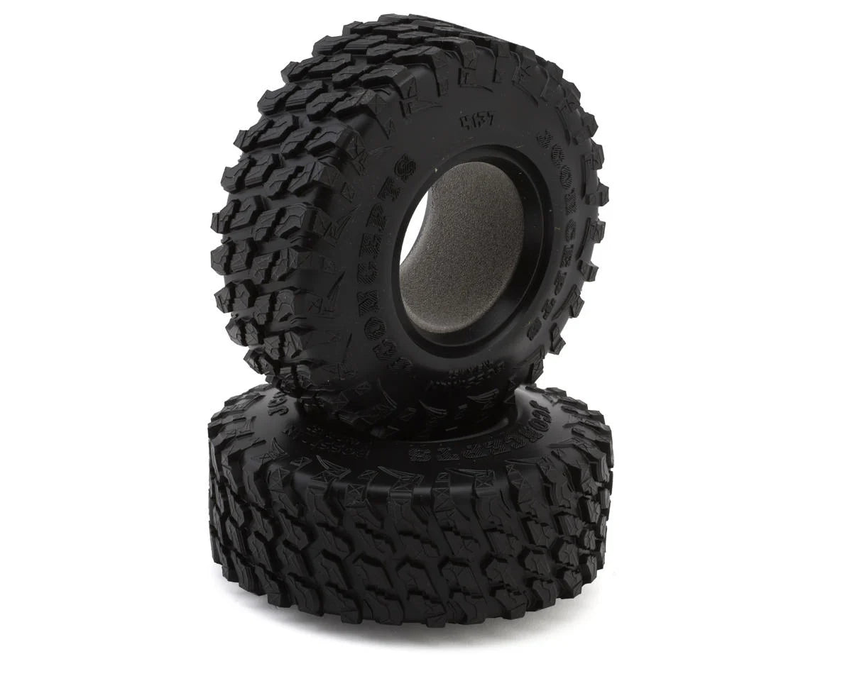 JConcepts Bossman 1.9" All Terrain 1/10 Rock Crawler Tires (2) (4.19" OD) (Green)