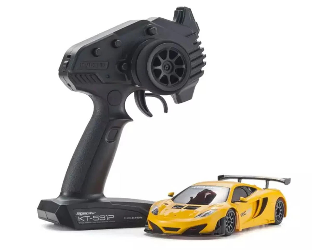 Kyosho MR-04 RWD Mini-Z Readyset w/McLaren 12C GT3 2013 Body (Orange) w/KT-531P 2.4GHz Radio