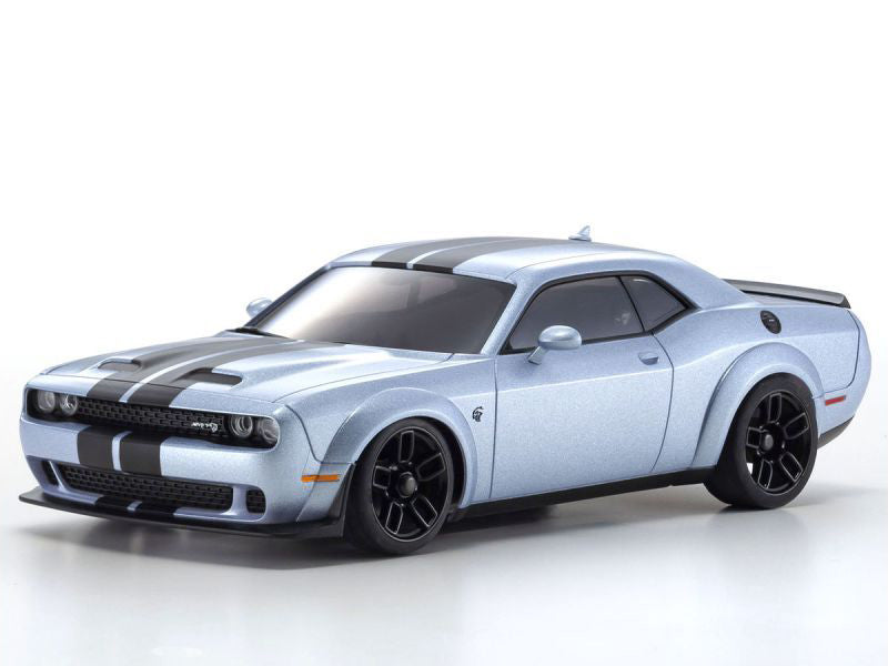 Kyosho Mini-Z MA-020 Dodge Challenger SRT Hellcat Redeye Body (Nickel) - - HRP Distributing, Inc.