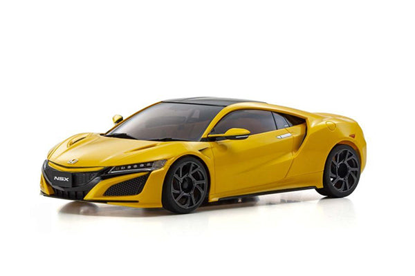 Kyosho RC Car MR-03 Mini-Z RWD ReadySet w/NSX 130R (Yellow Pearl) w/2.4GHz Radio - RC Car - HRP Distributing, Inc.