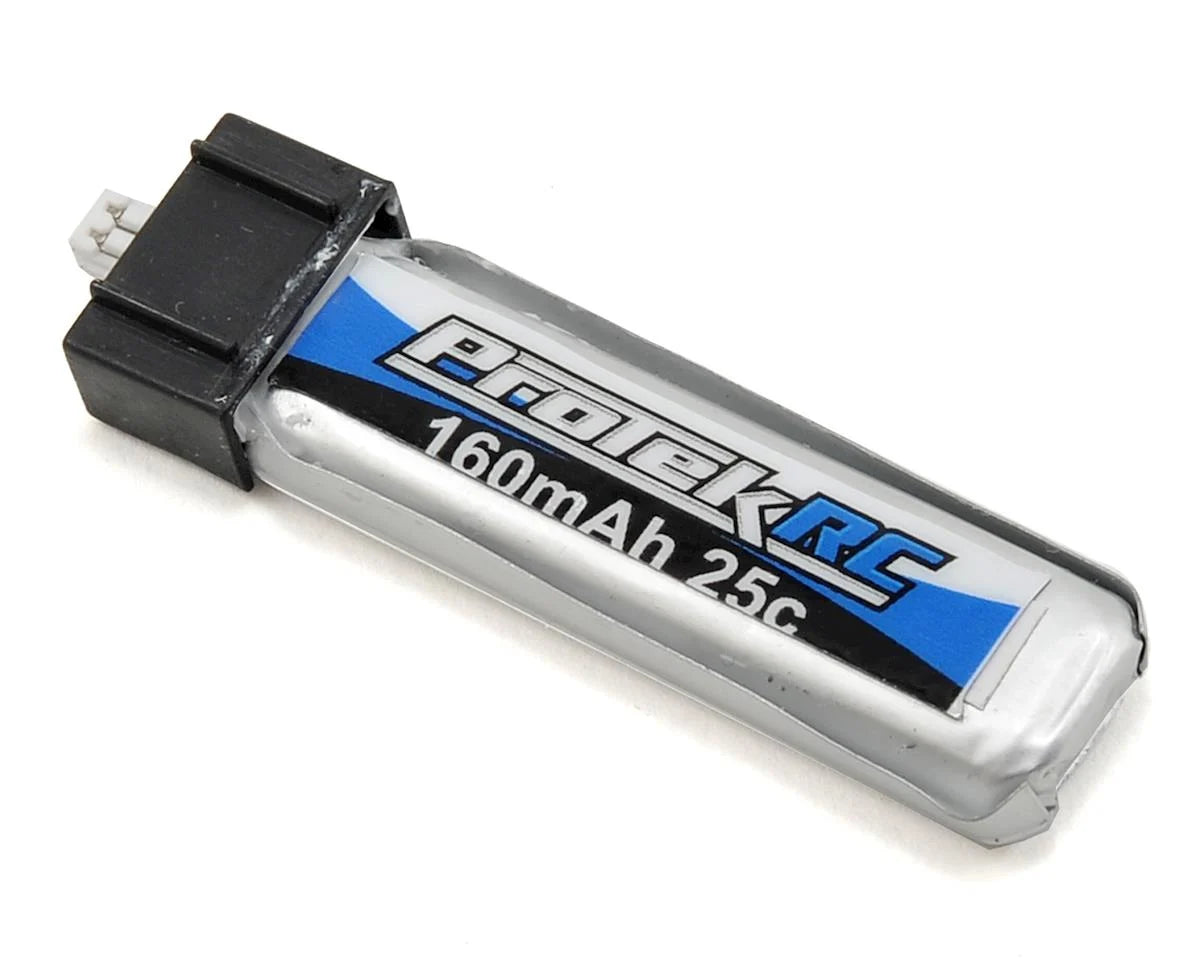 ProTek RC 1S High Power Micro Heli/Airplane 25C LiPo Battery (3.7V/160mAh) - - AMain Distributing
