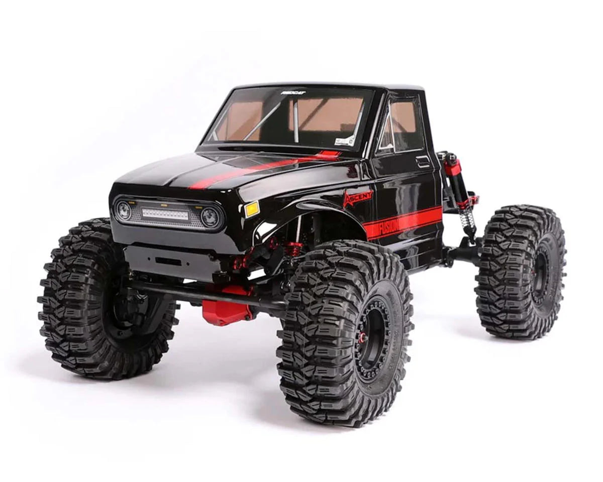 Redcat Ascent Fusion LCG 1/10 4WD RTR Brushless Scale Rock Crawler (Black) w/2.4GHz Radio - stpatty - AMain Distributing