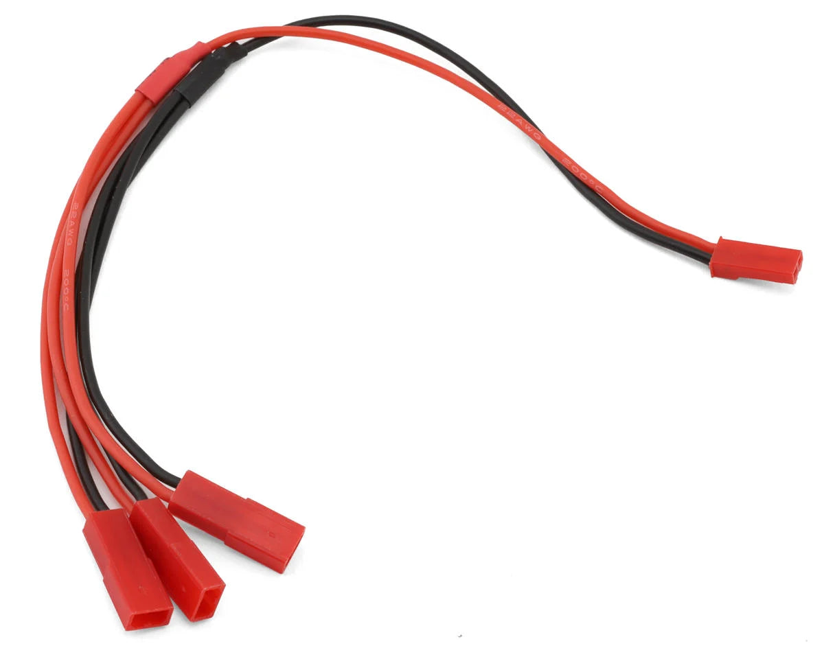 Samix JST Y-Harness Connector Leads (1 Male to 3 Female) (200mm) - - AMain Distributing