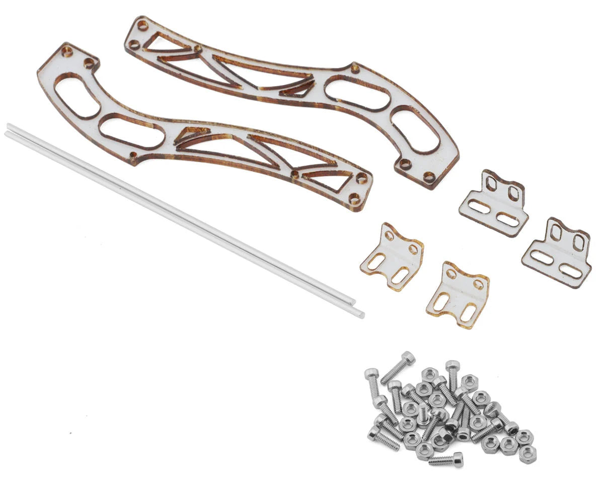 Sideways RC Lightweight Polycarbonate Wing Mount V2 (Clear) - stpatty - AMain Distributing