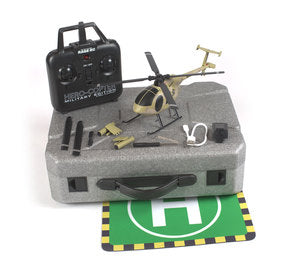 Rage RC Hero-Copter Military 4-Blade RTF Heli - - HRP Distributing, Inc.