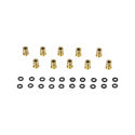 HPI Racing Pivot Ball 4.5x6mm (Brass/10pcs) - - HRP Distributing, Inc.