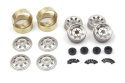 HPI Racing CS-8 Steel Beadlock Wheel 1.2in (Silver / 4pcs), for Venture18 - - HRP Distributing, Inc.