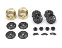 HPI Racing CS-8 Steel Beadlock Wheel 1.2in (Black / 4pcs), for Venture18 - - HRP Distributing, Inc.