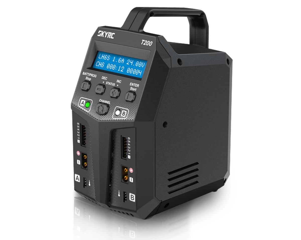 SkyRC T200 - Dual 12A/200W AC/DC Charger - - Common Sense RC