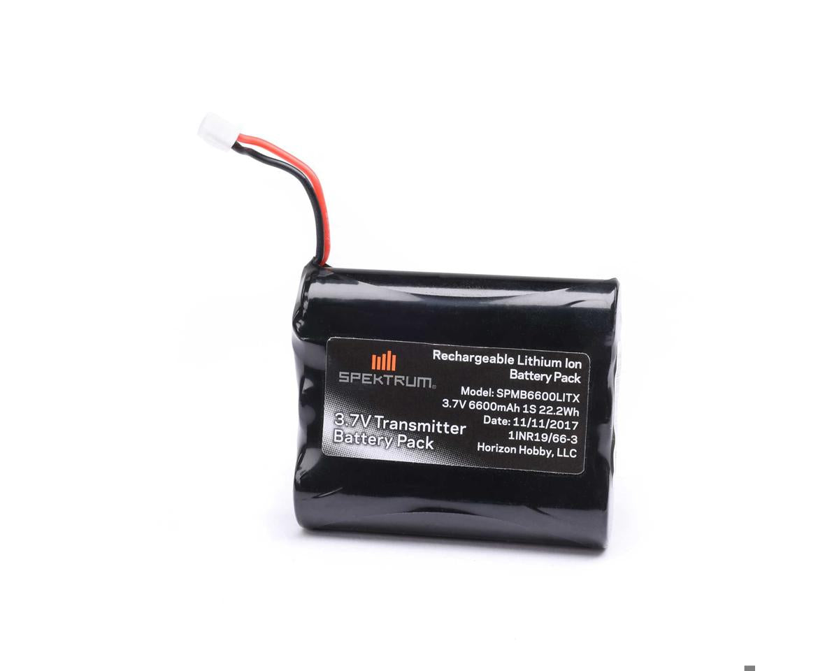 Spektrum RC 1S Li-Ion Transmitter Battery (3.7V/6600mAh) (NX6/NX8/NX10/iX12) w/XH-1S Connector - stpatty - Horizon Hobbies, Inc.