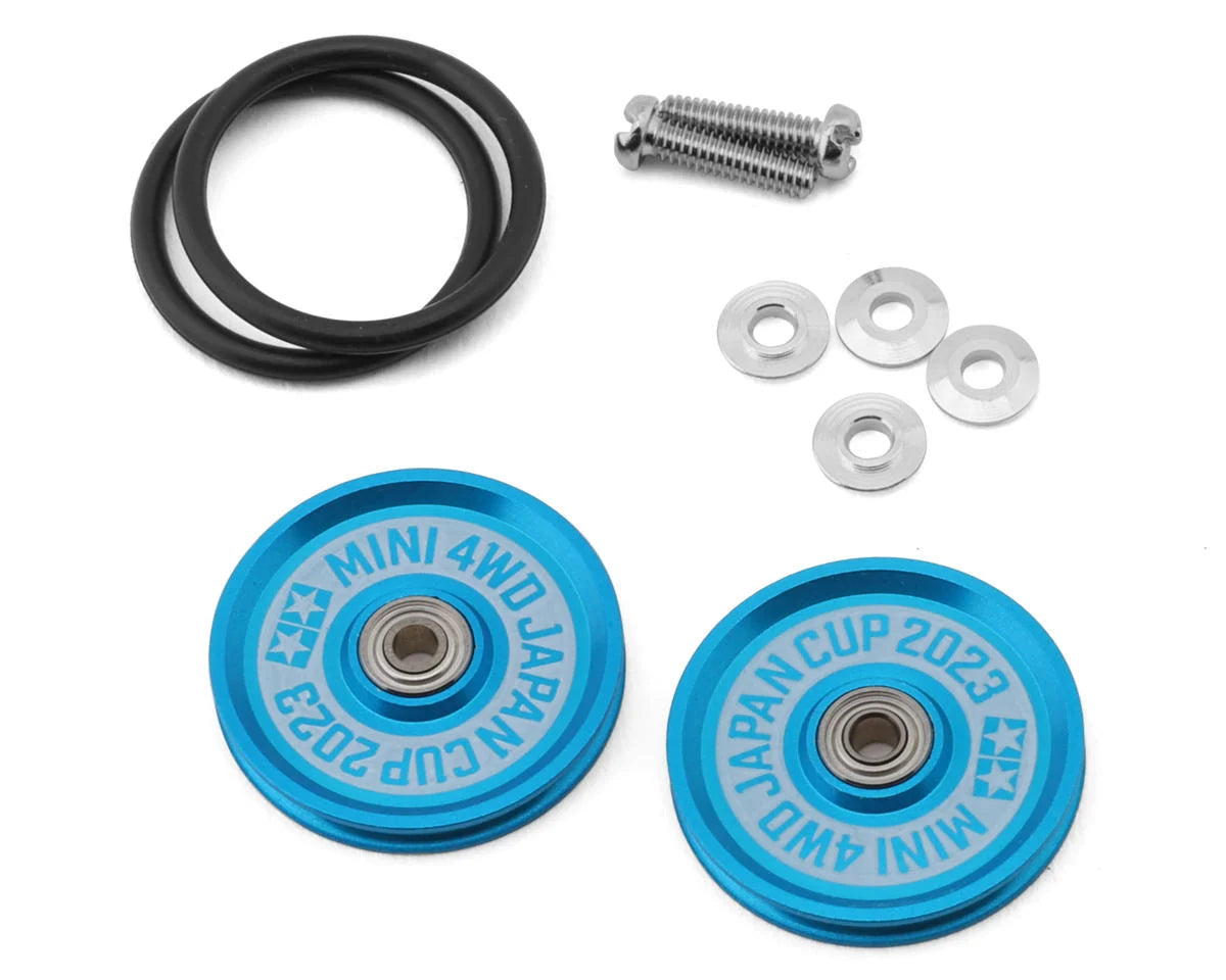 Tamiya JR 19mm Aluminum Ball-Race Roller Set (2023 Japan-Cup) - - AMain Distributing