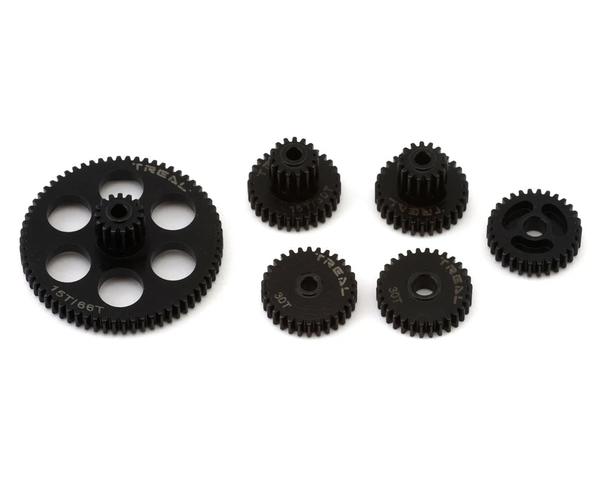 Treal Hobby FCX24 Hardened Steel Transmission Gears Set - - AMain Distributing
