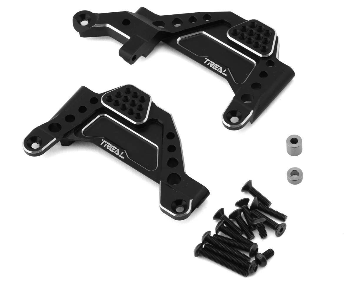 Treal Hobby Axial SCX10 III CNC Aluminum Front Shock Mounts(2) w/Pan Hard Mount