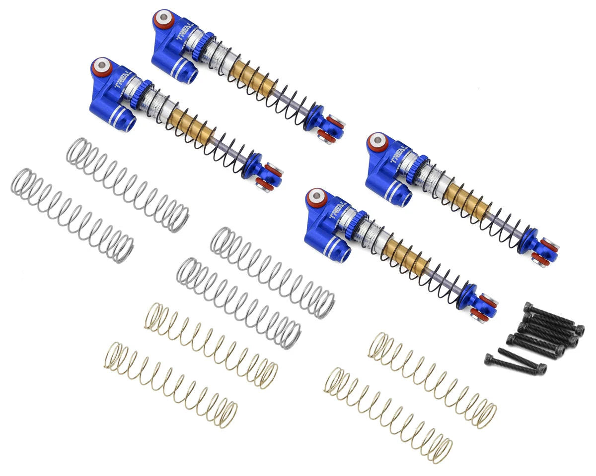 Treal Hobby Axial SCX24 Aluminum Long Travel Threaded Shocks (4) (43mm) - - AMain Distributing