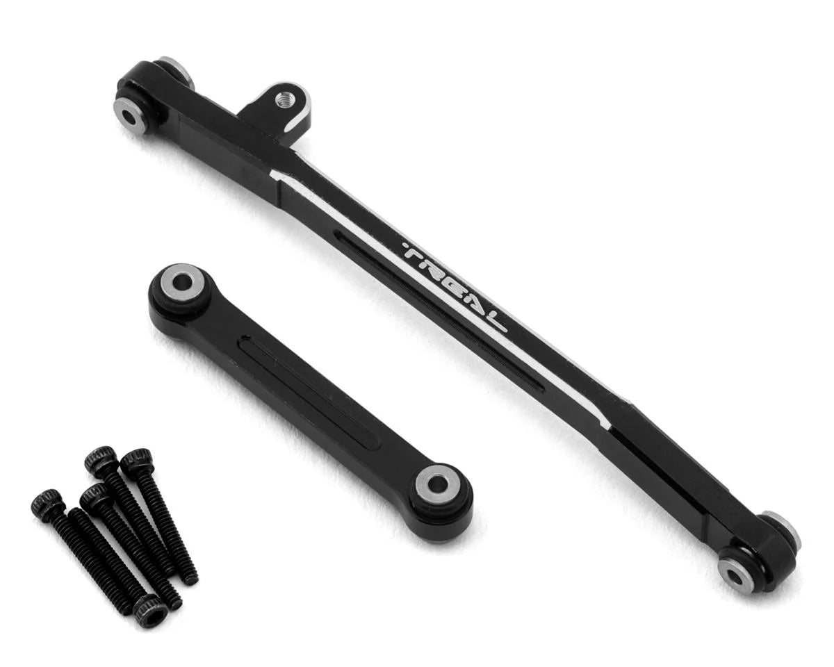 Treal Hobby Axial SCX24 V2 Aluminum Steering Links Set (Black) - - AMain Distributing