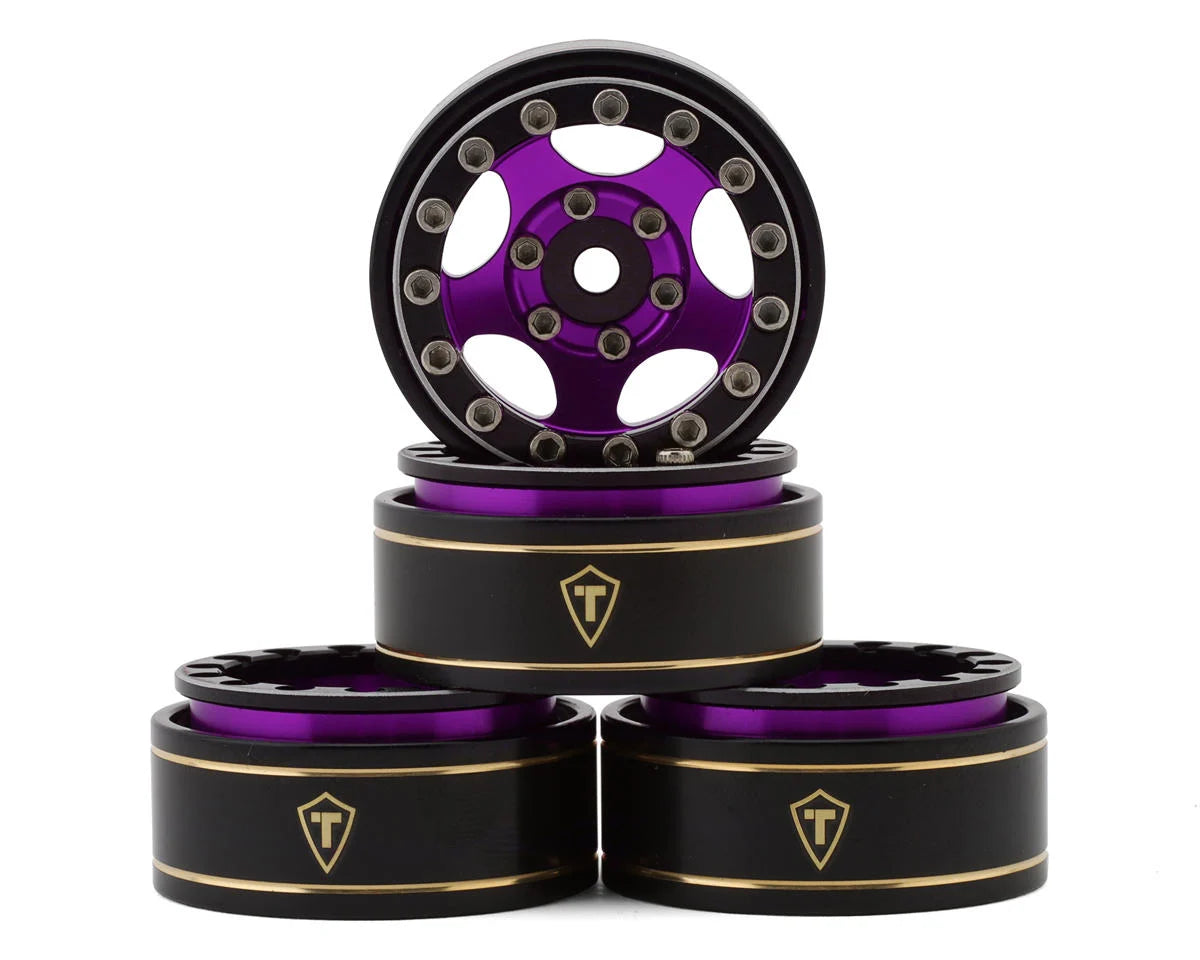 Treal Hobby Type B 1.0" 5-Spoke Beadlock Wheels