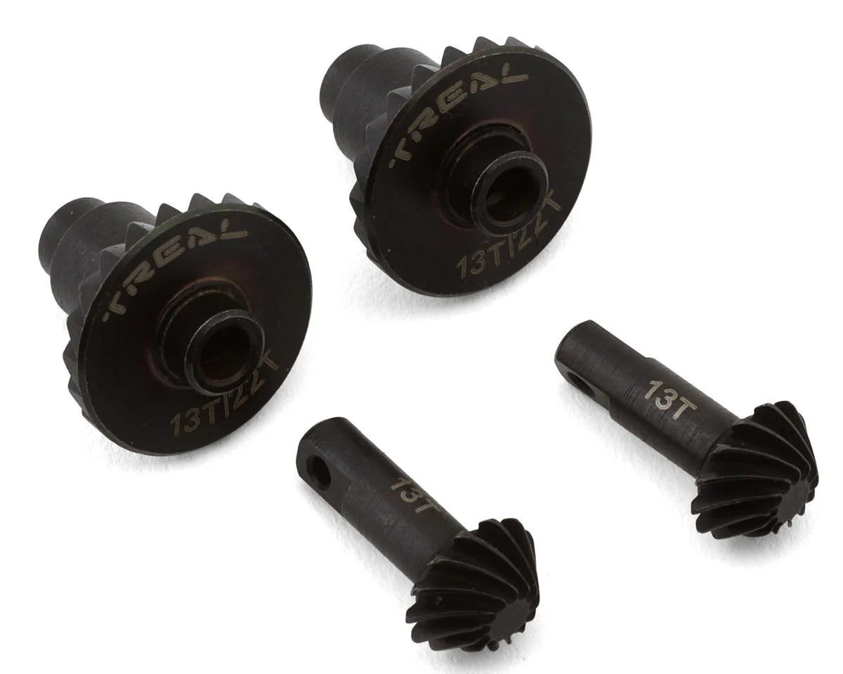 Treal Hobby Hardened Steel Differential Overdrive Gears for Traxxas TRX-4M (13T/22T) (16% Overdrive) - - AMain Distributing