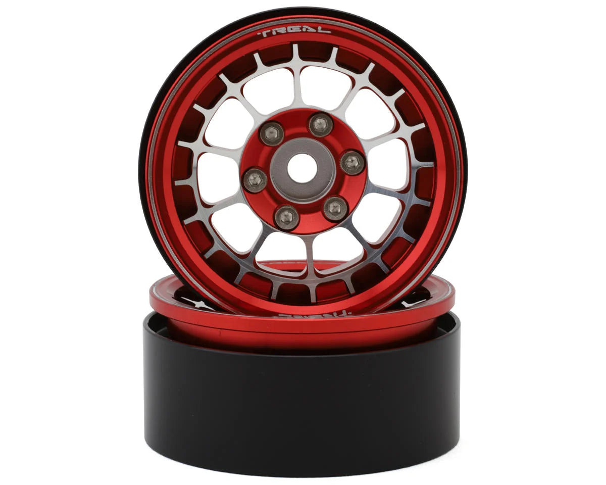 Treal Hobby Type A 1.9'' Spoked Beadlock Wheels (2)