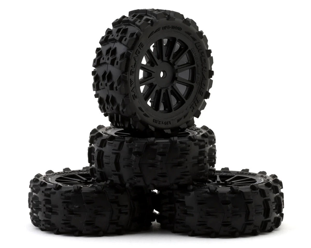UpGrade RC Pre-Mounted Tires for ARRMA® Typhon Grom™ (4) - - AMain Distributing