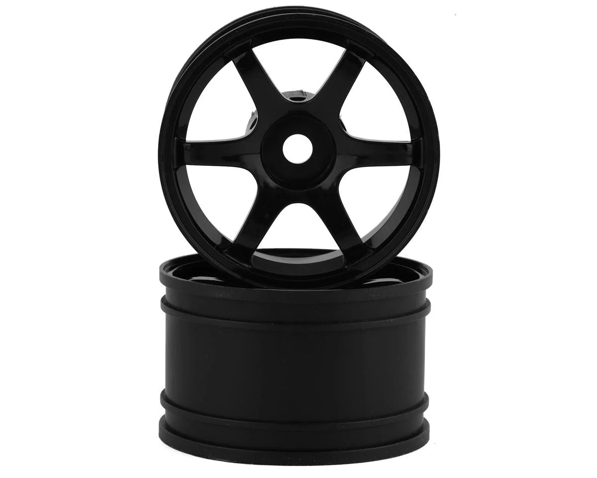 Yokomo GT1 Rear Wheel (Black) (2) - stpatty - AMain Distributing