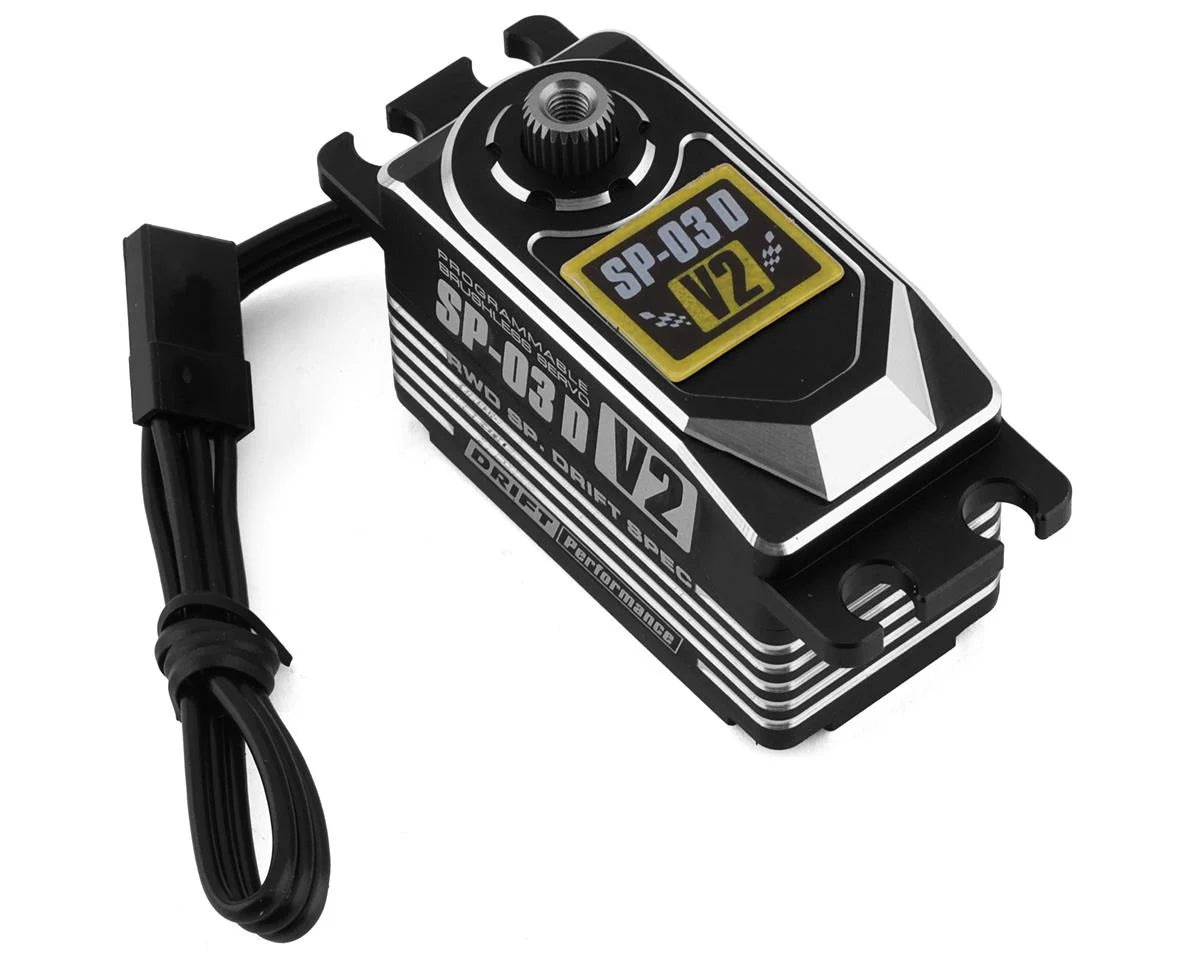 Yokomo SP-03 D V2 Programable Brushless Drift Servo (Black) (High Voltage) - - AMain Distributing